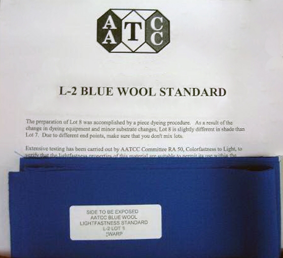 L2 Blue Wool Standard Fabric (AATCC)