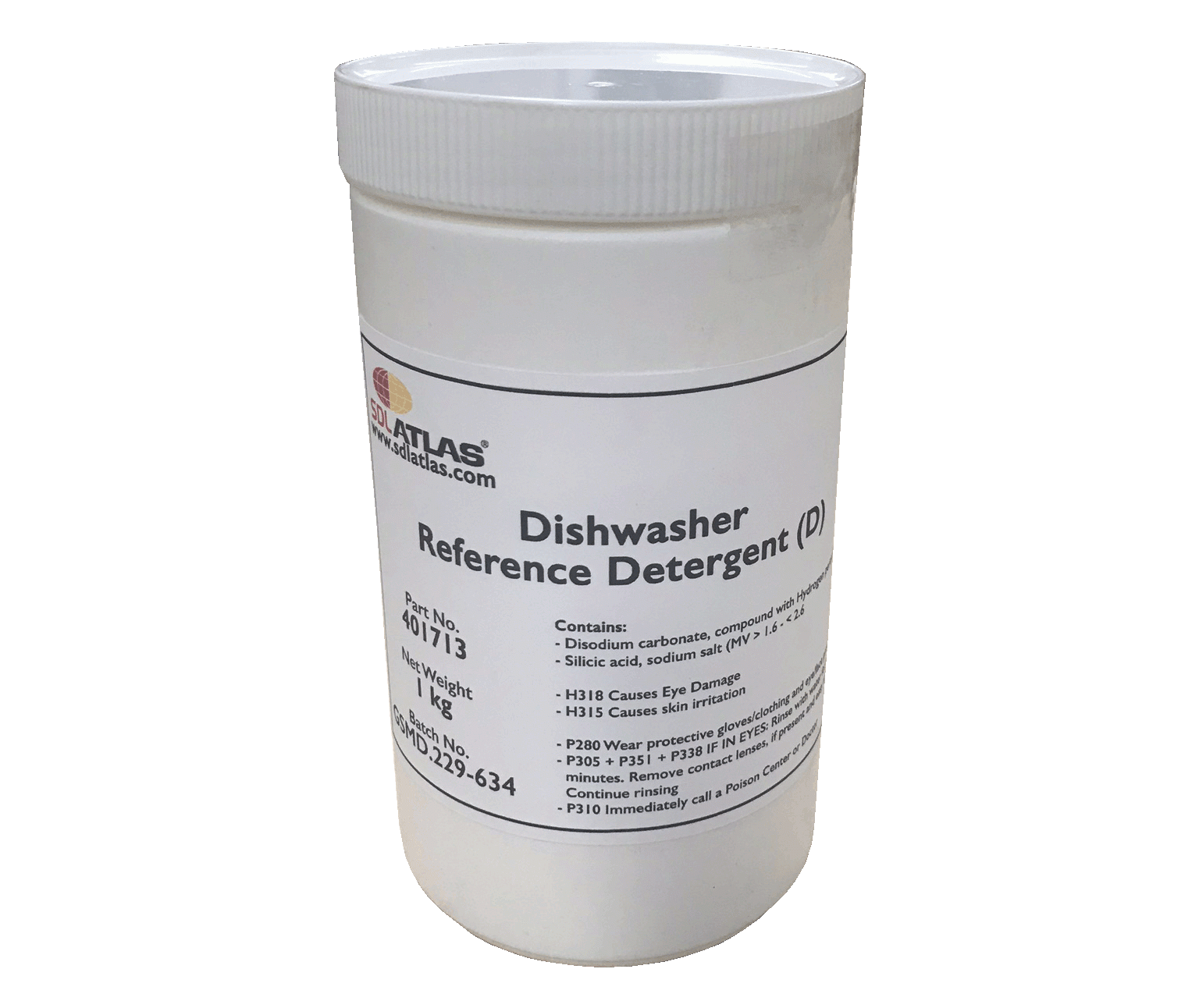 Dishwasher Reference Detergent Type B