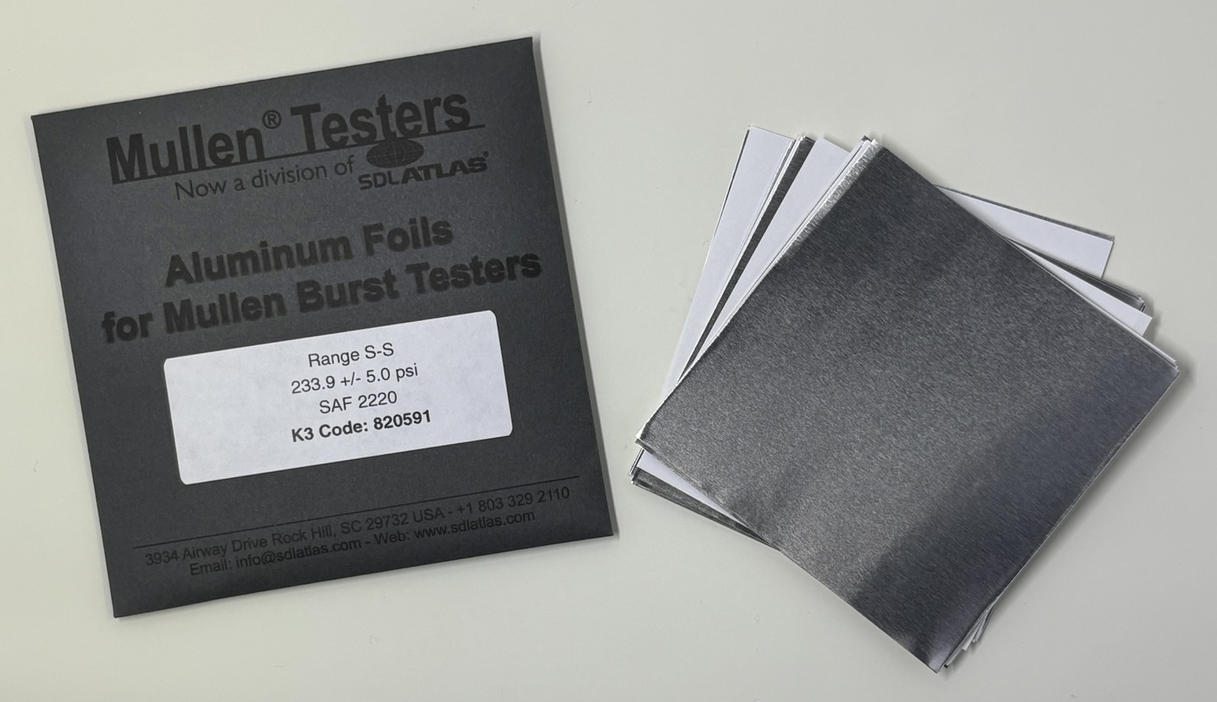 Test Foils - Range S